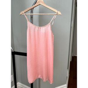 Cozy Rozy Slip Sleeveless Nightgown In Blush Size L